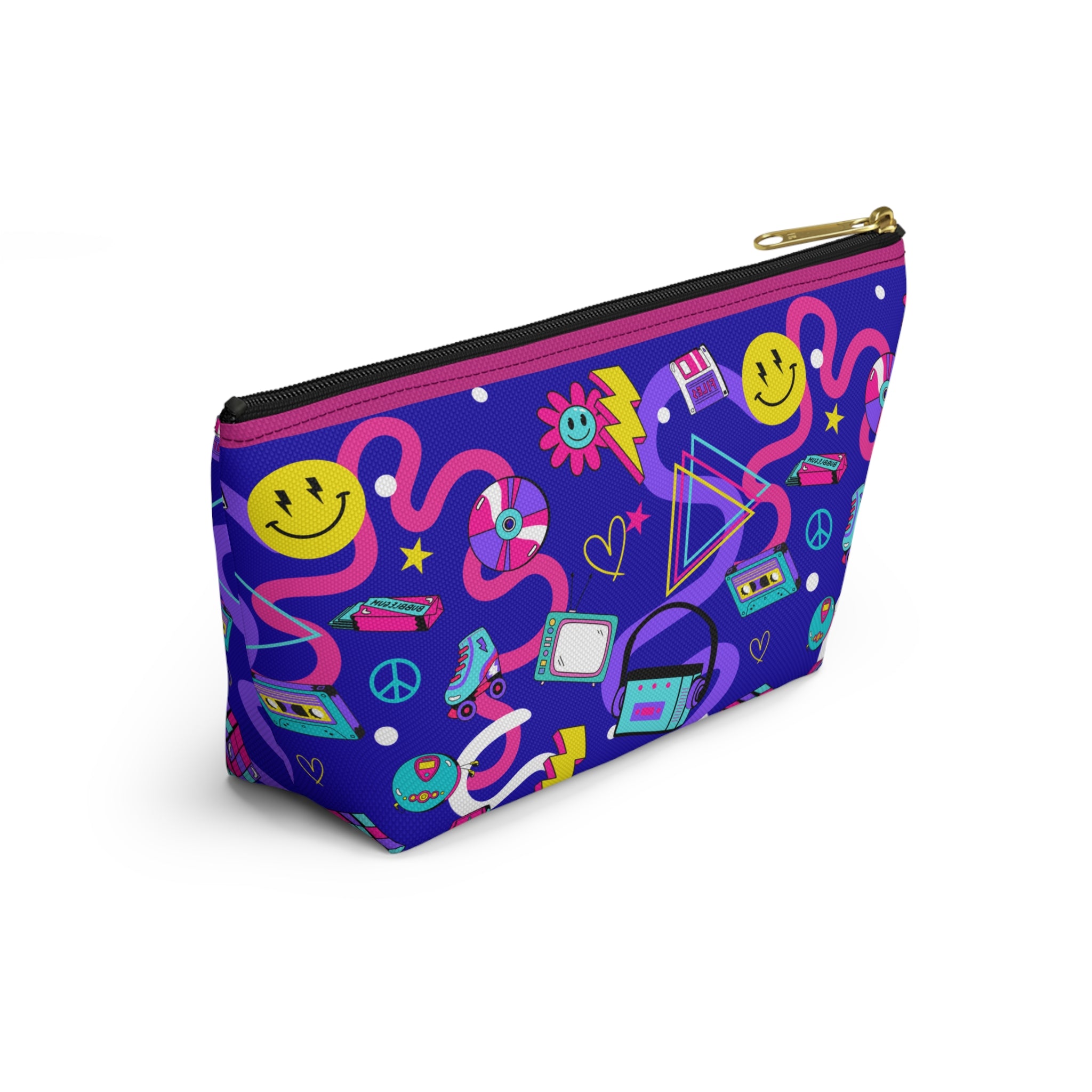 Nostalgia Squiggle Zip Through Pouch