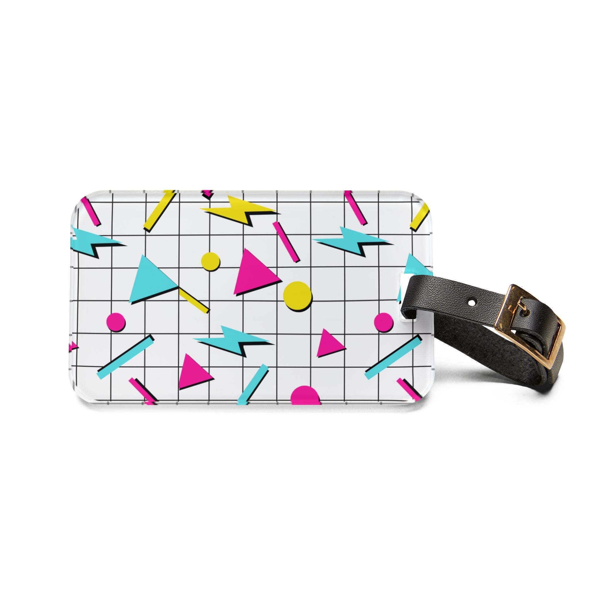 90s Lightning Luggage Tag