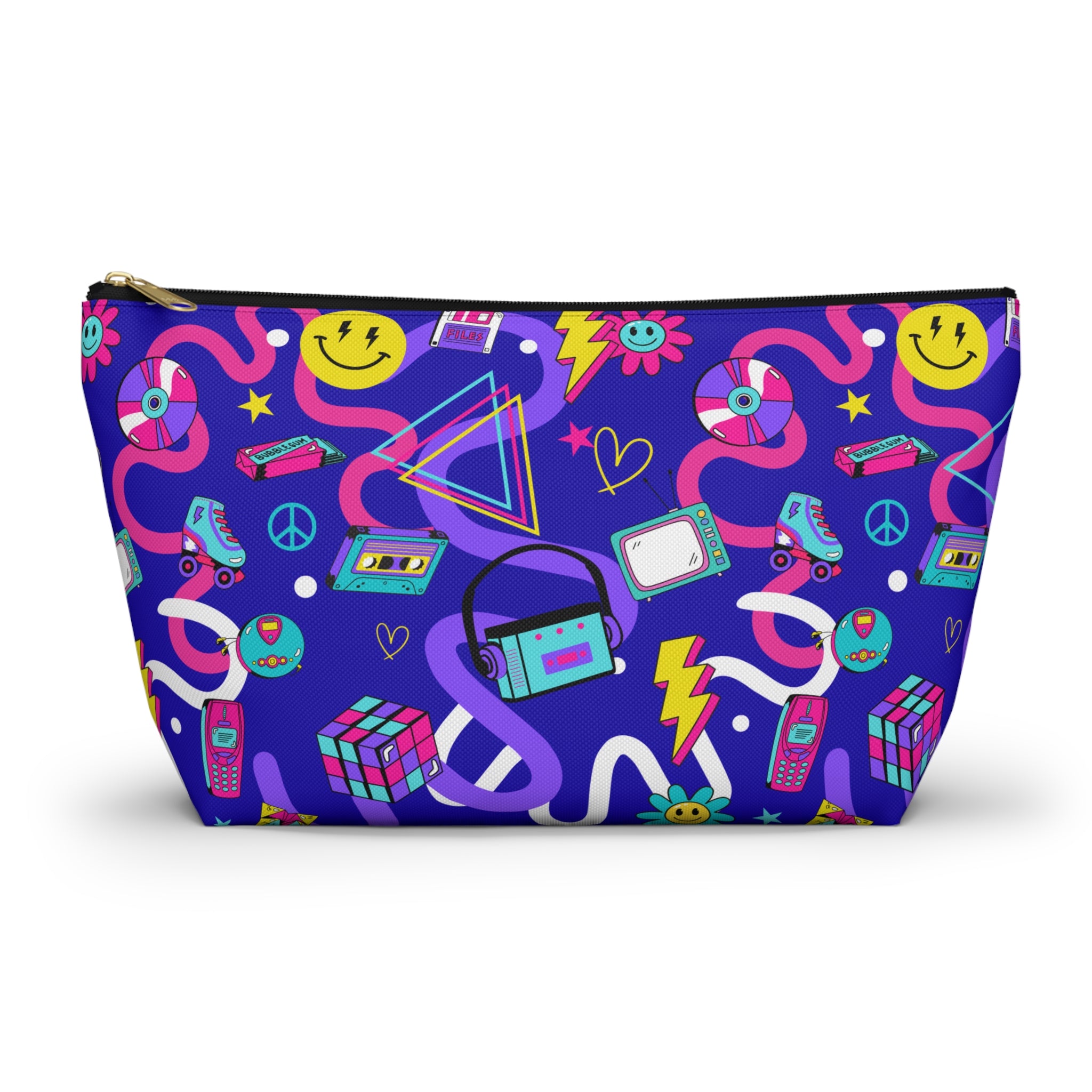 Nostalgia Squiggle Zip Through Pouch