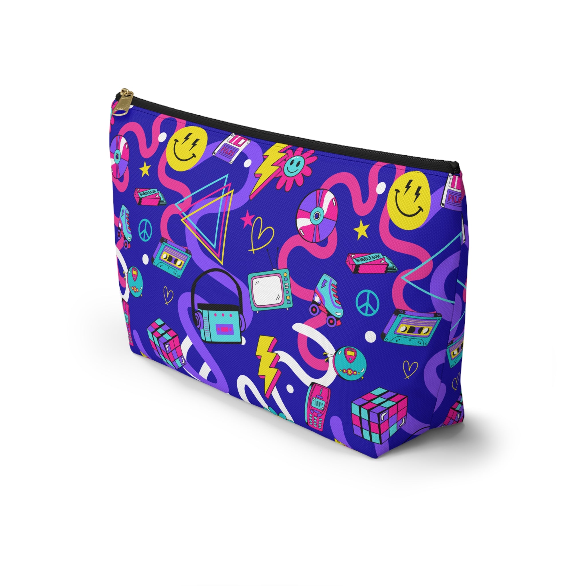 Nostalgia Squiggle Zip Through Pouch