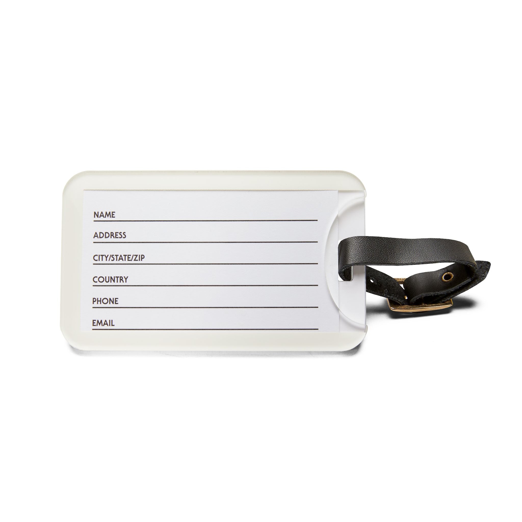 Cyan Flash Tattoo Luggage Tag