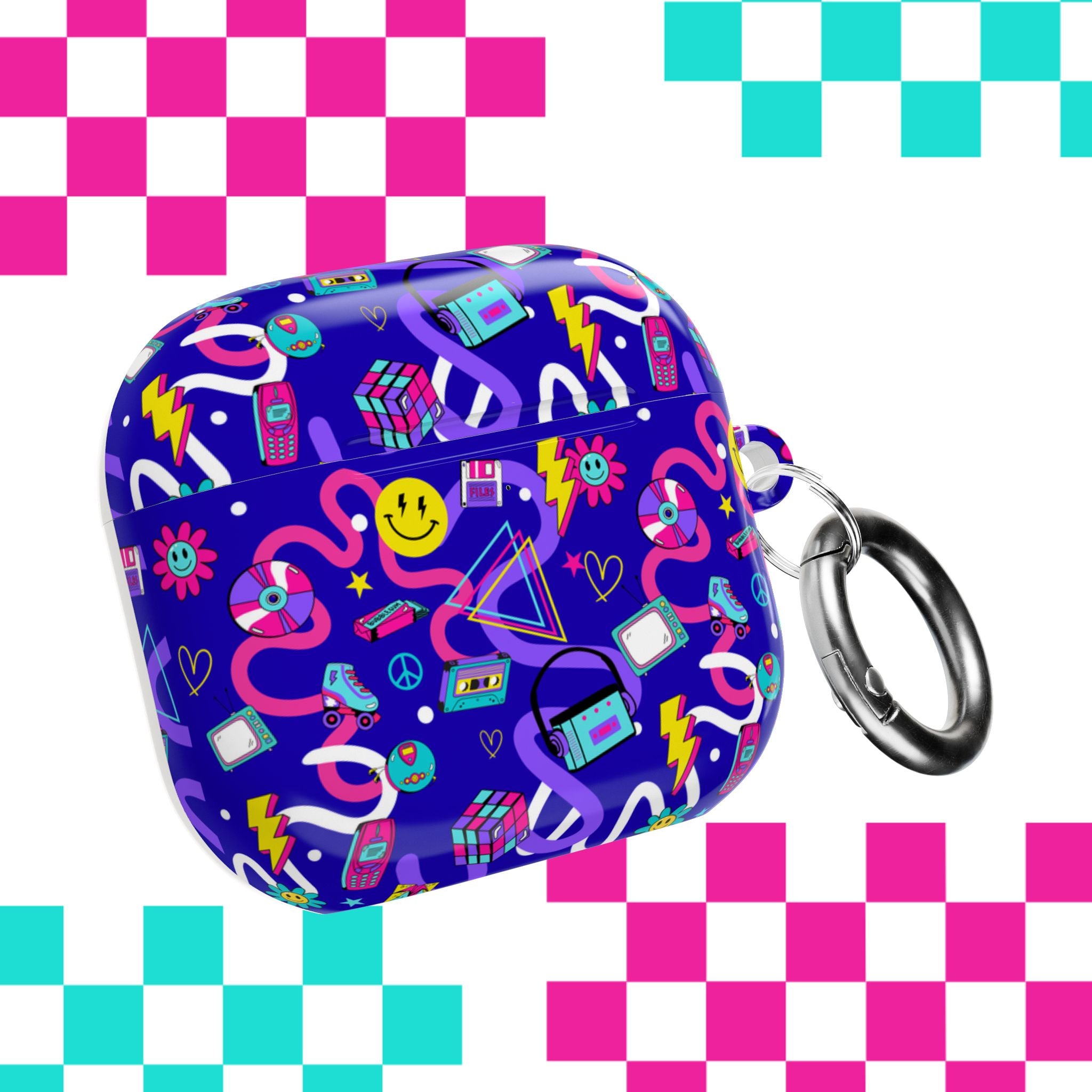 Nostalgia Squiggle Airpods Case