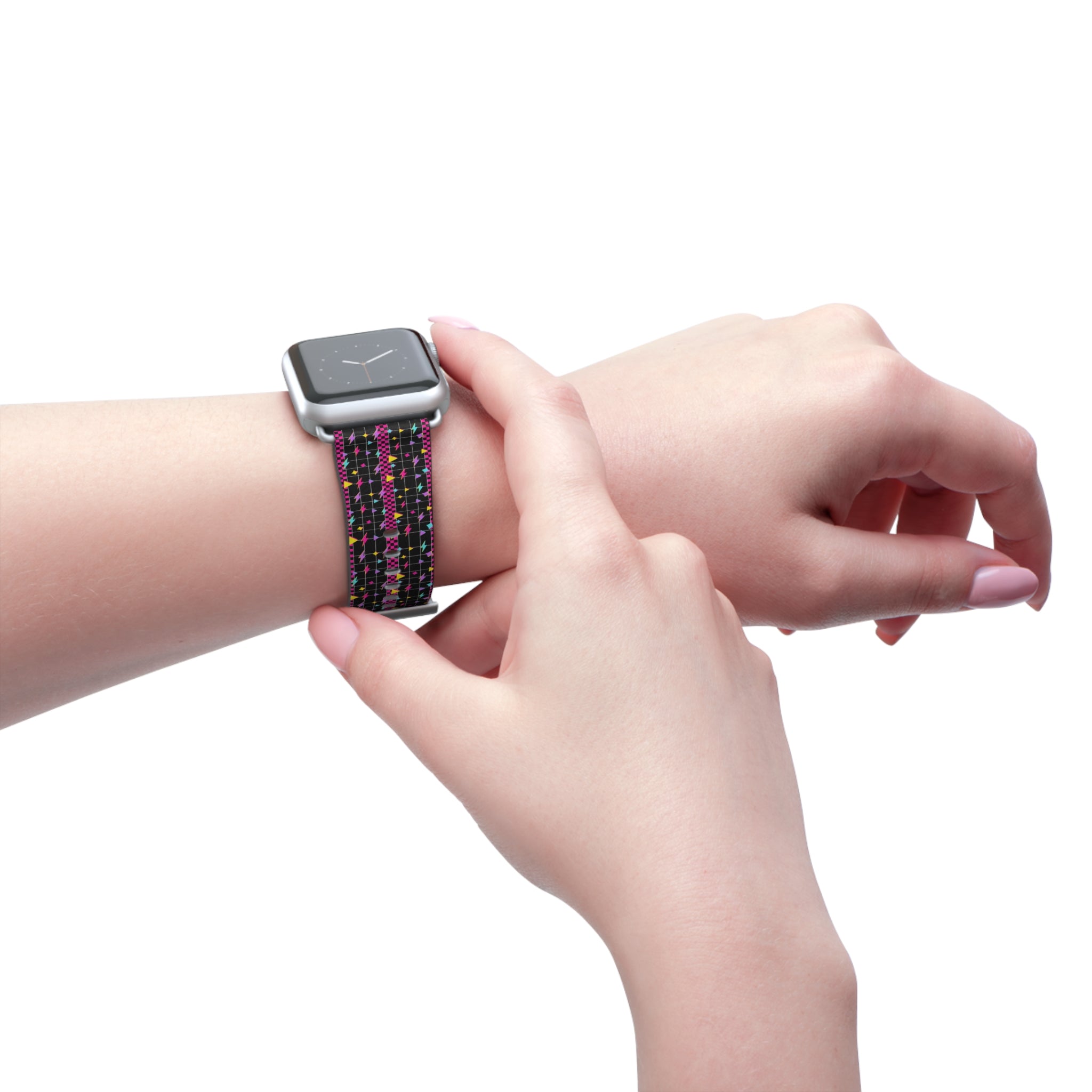 Lightning Checkerboard Apple Watch Strap