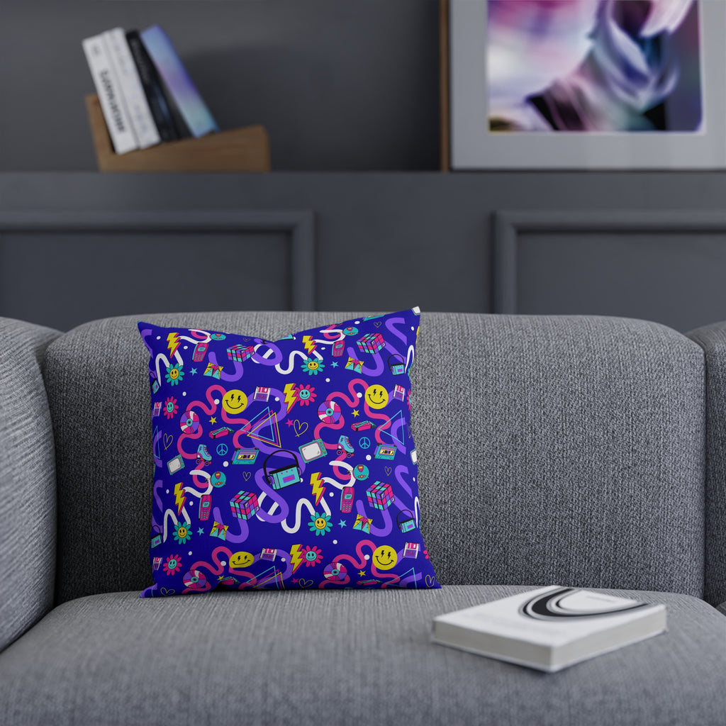 Nostalgia Squiggle Print Cushion