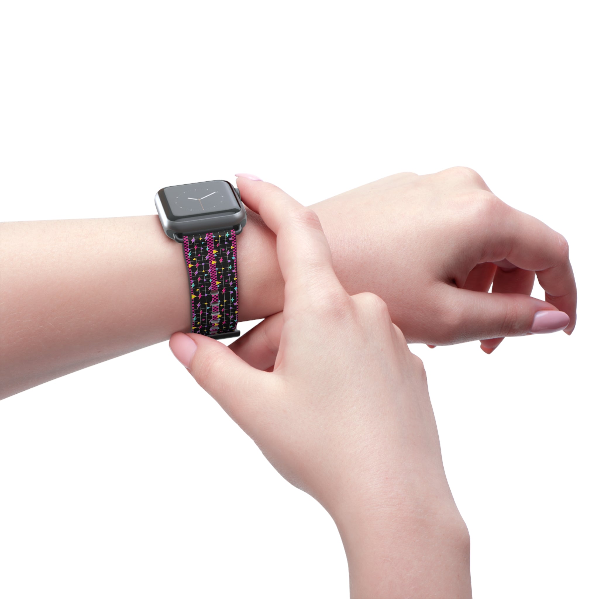 Lightning Checkerboard Apple Watch Strap