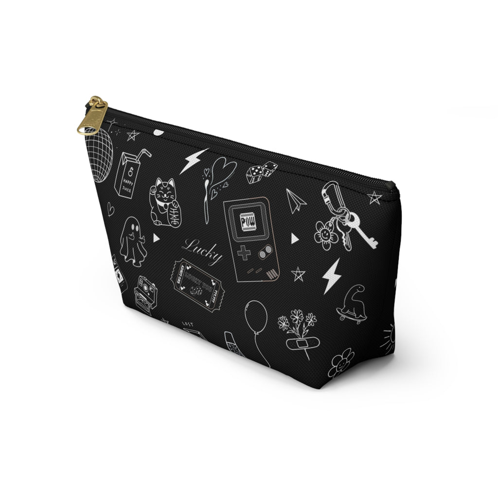 Flash Tattoo Style Zip Through Multi Purpose Pouch