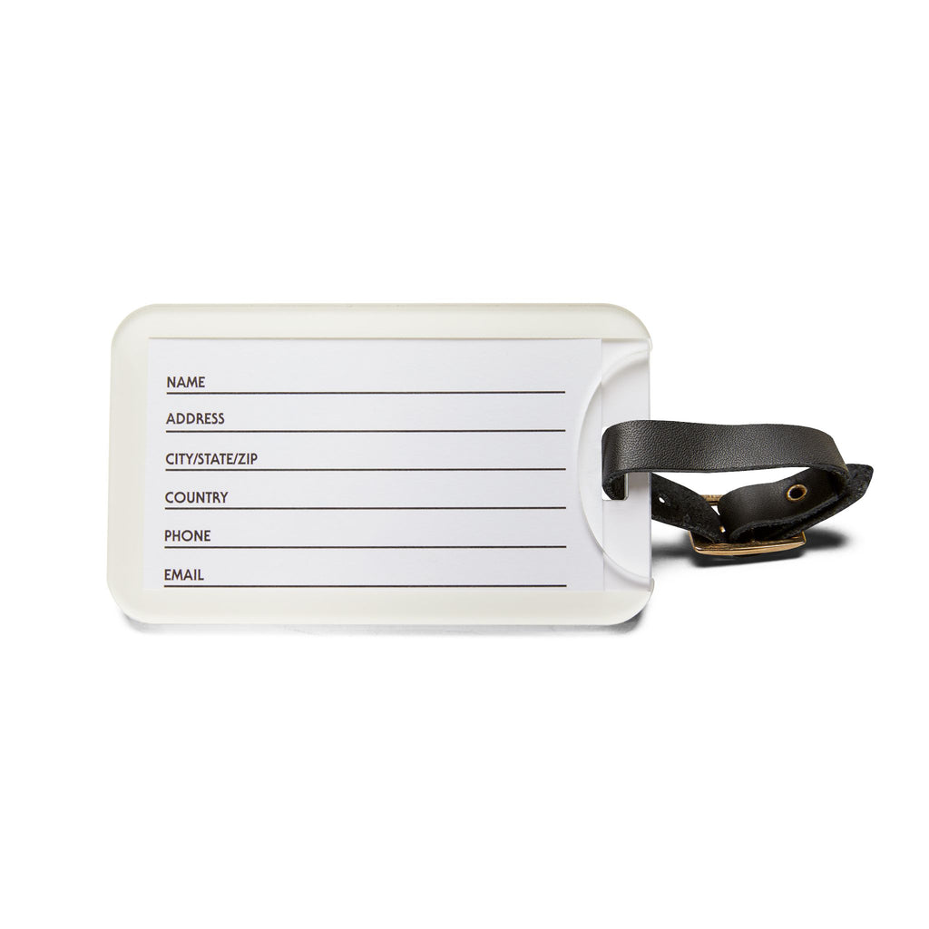 Cyan Flash Tattoo Luggage Tag