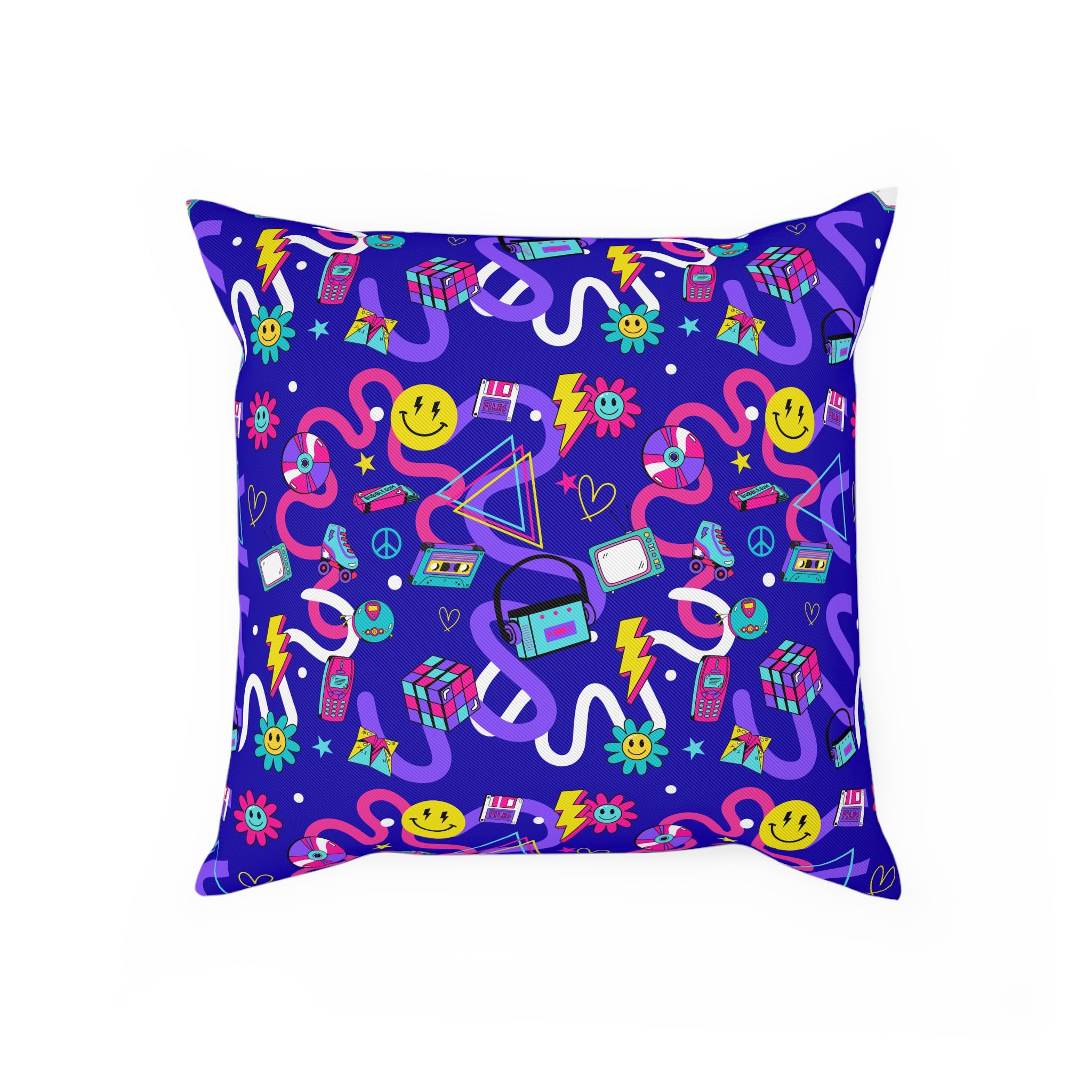Nostalgia Squiggle Print Cushion