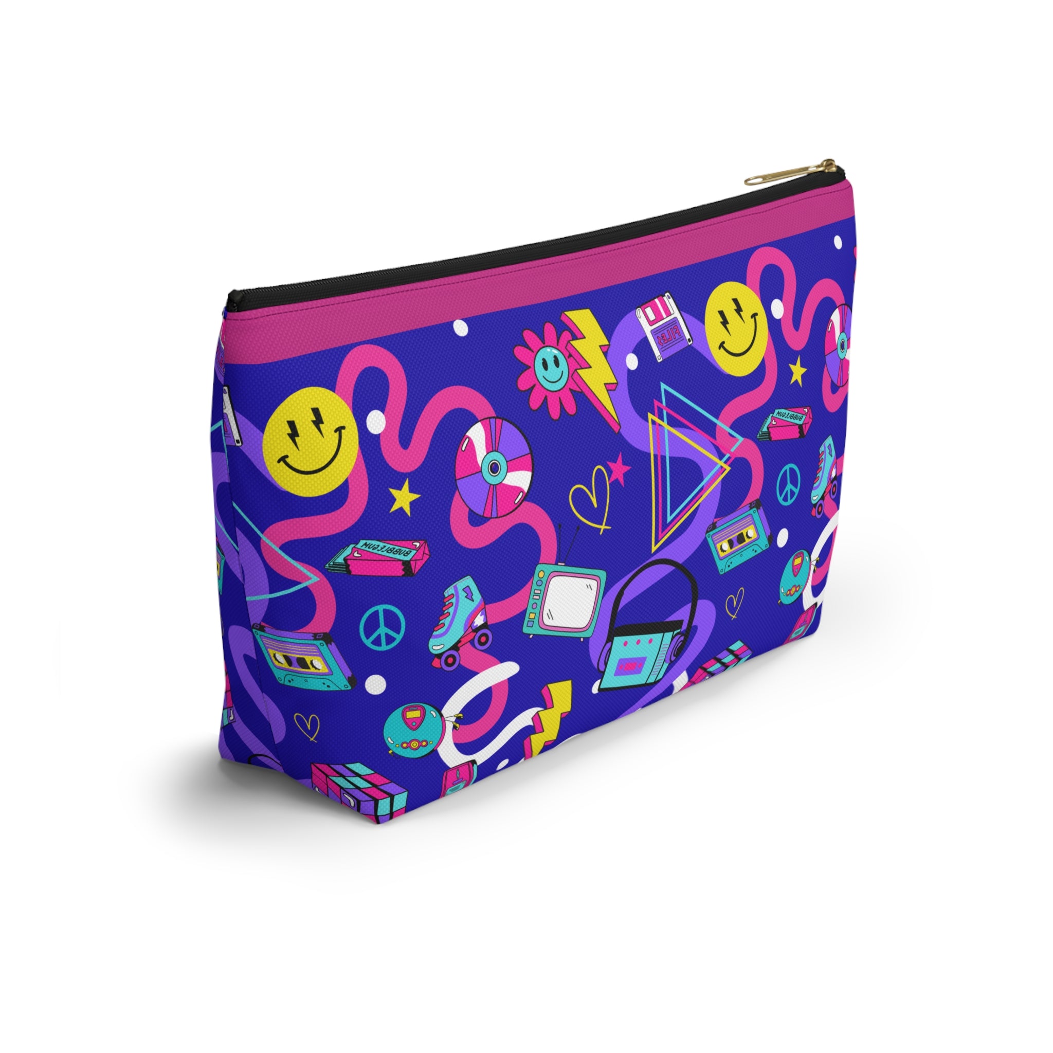 Nostalgia Squiggle Zip Through Pouch