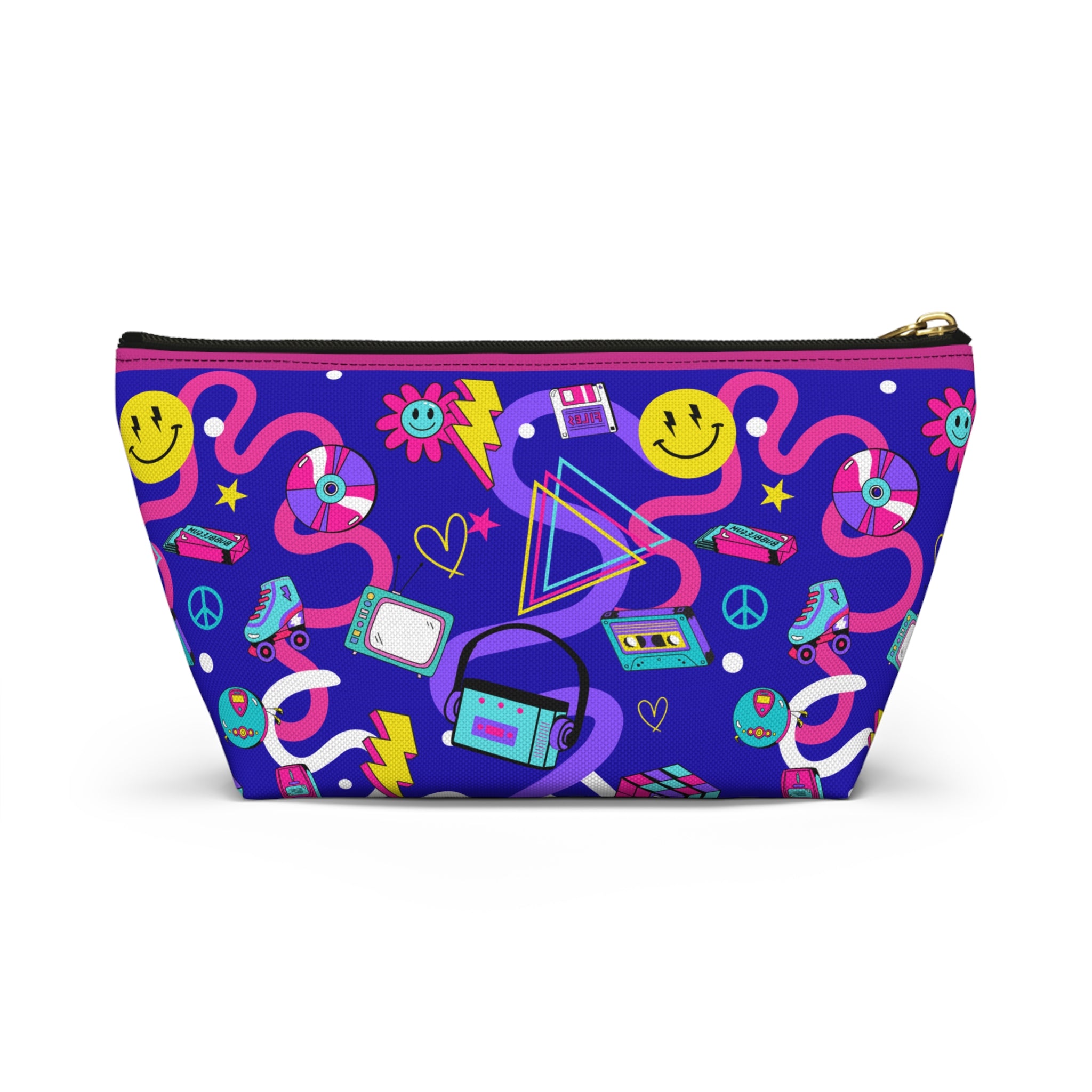 Nostalgia Squiggle Zip Through Pouch