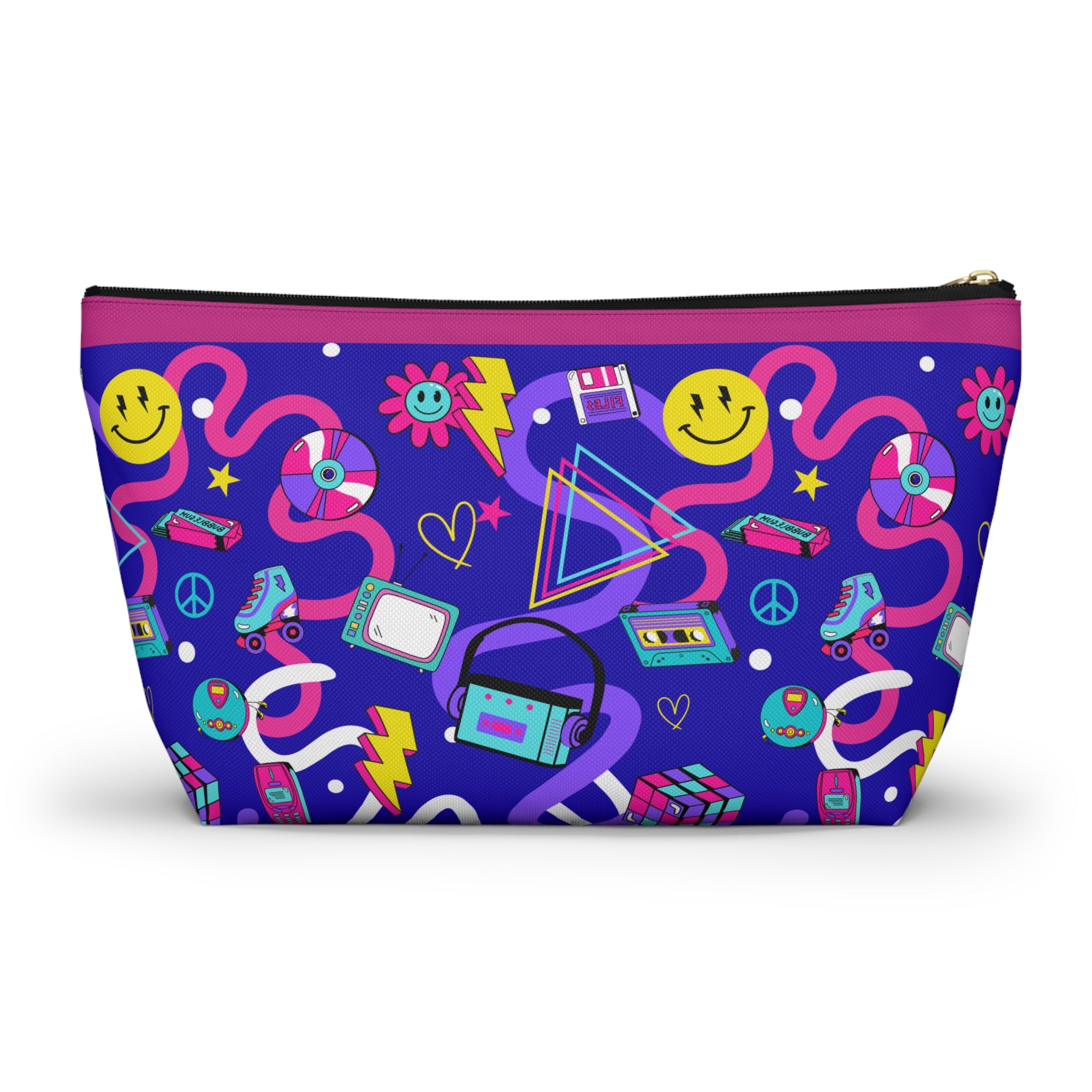 Nostalgia Squiggle Zip Through Pouch